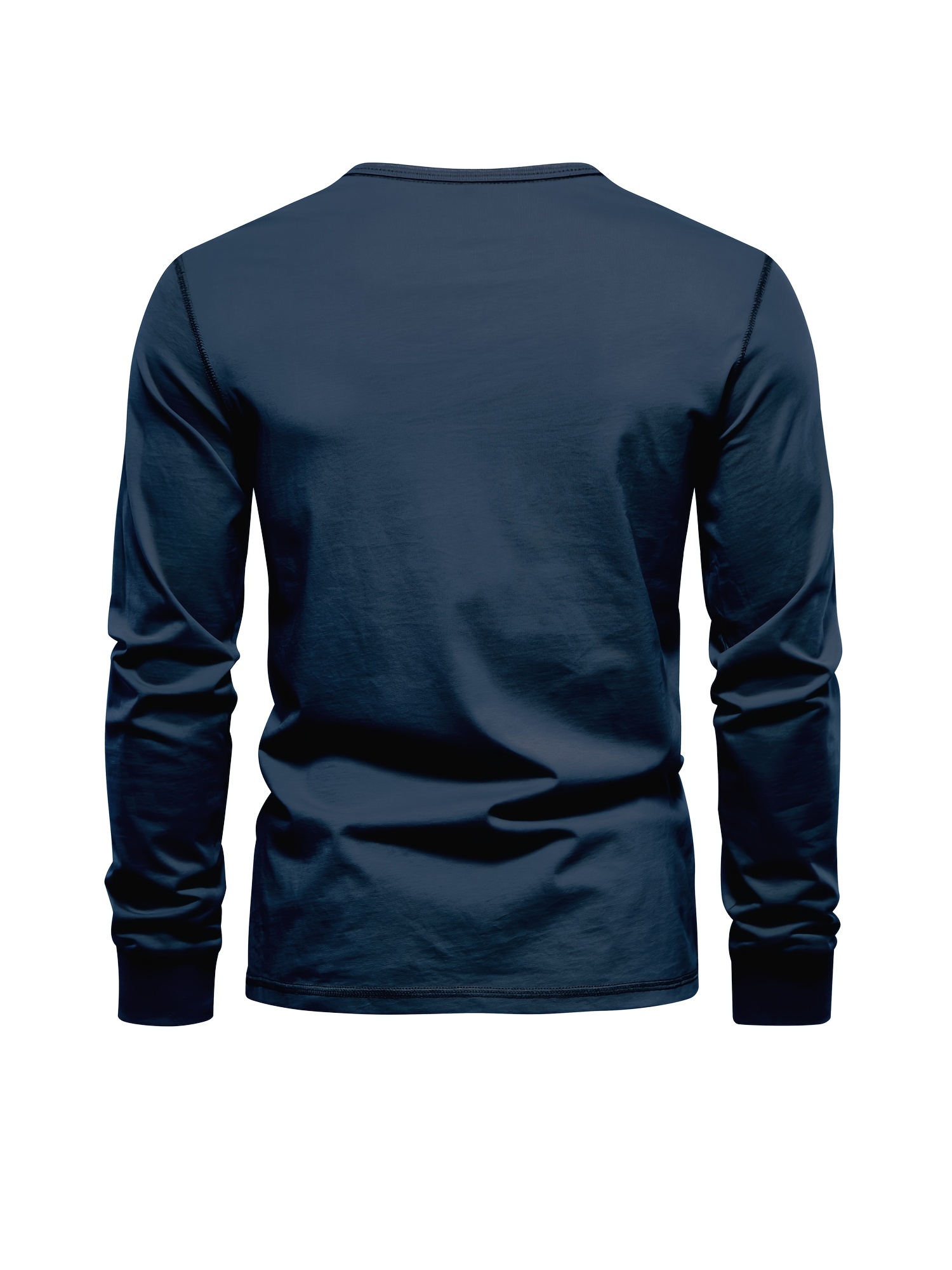 mens henley collar long sleeve cotton t shirt details 29