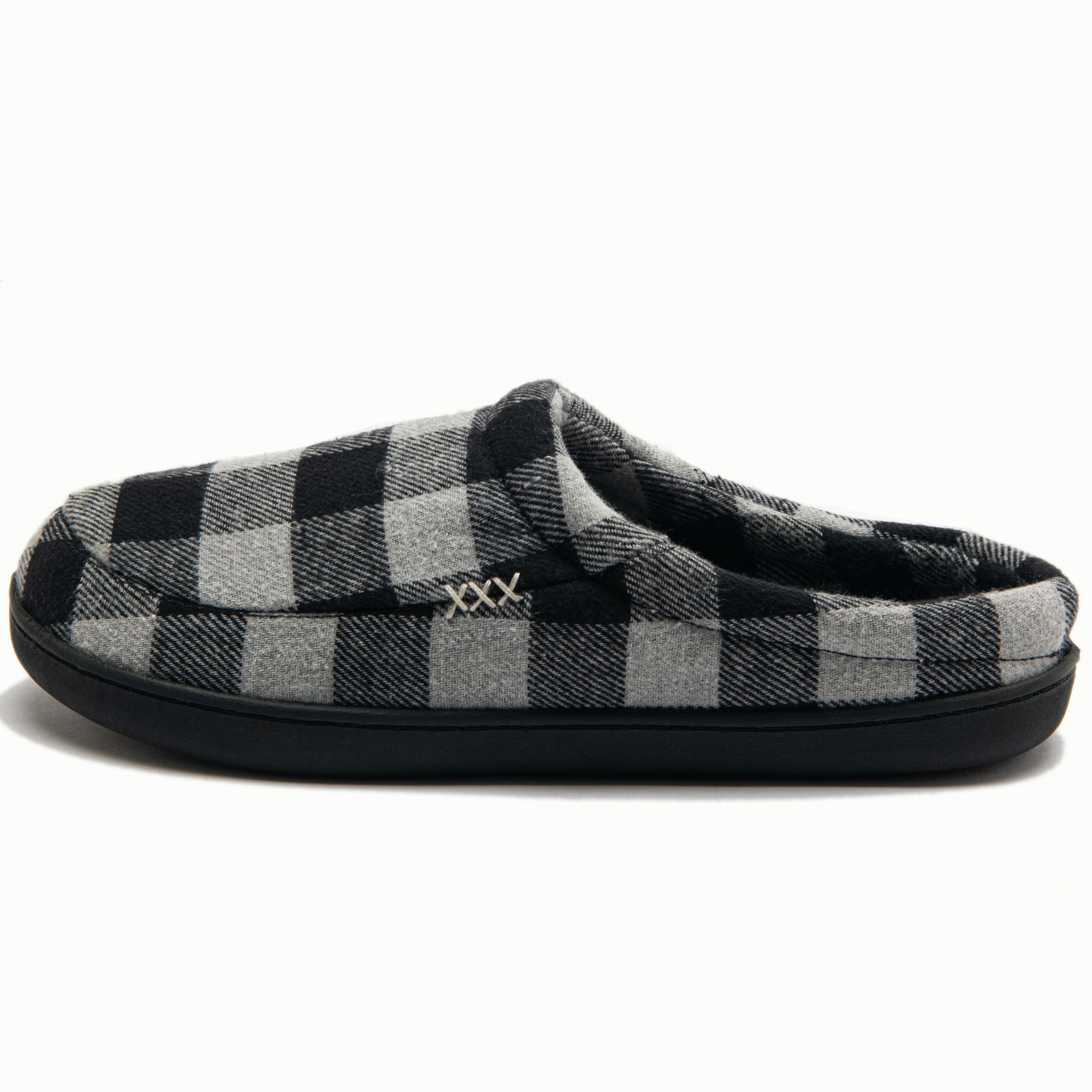 plaid home slippers soft cozy house slippers anti skid slip on shoes indoor for men fall winter shoes with plus sizes available details 6