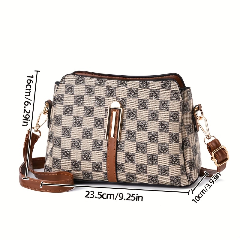 vintage crossbody tote bag retro pu shoulder bag womens fashion handbag phone purse details 0