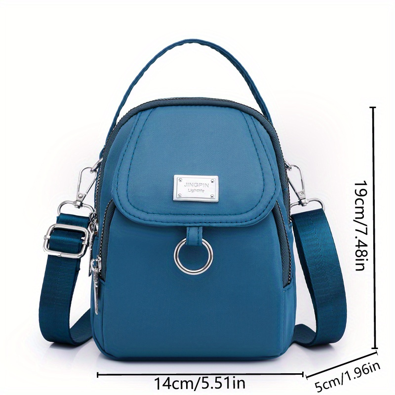 solid color zipper crossbody bag all mat h coin purse womens shoulder bag for shopping details 6