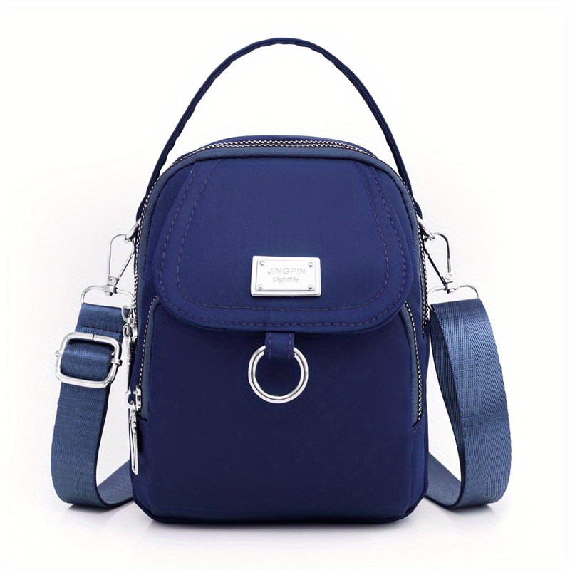 mini casual design crossbody bag solid color satchel bag all match zipper shoulder bag details 7