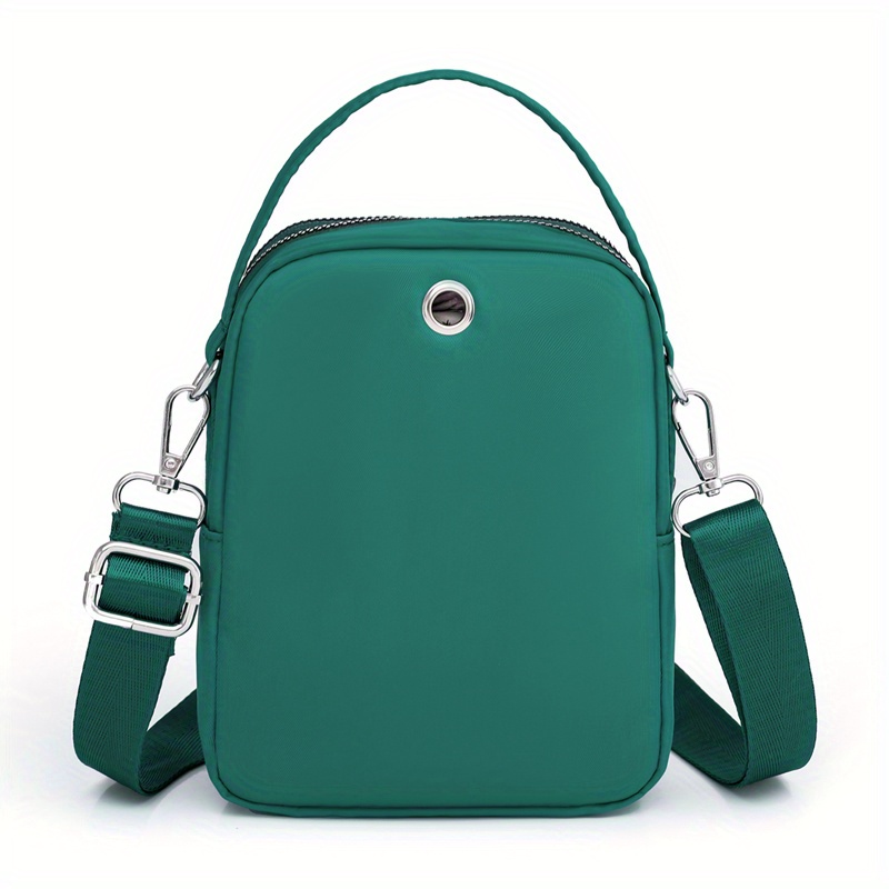 mini casual design crossbody bag solid color satchel bag all match zipper shoulder bag details 16