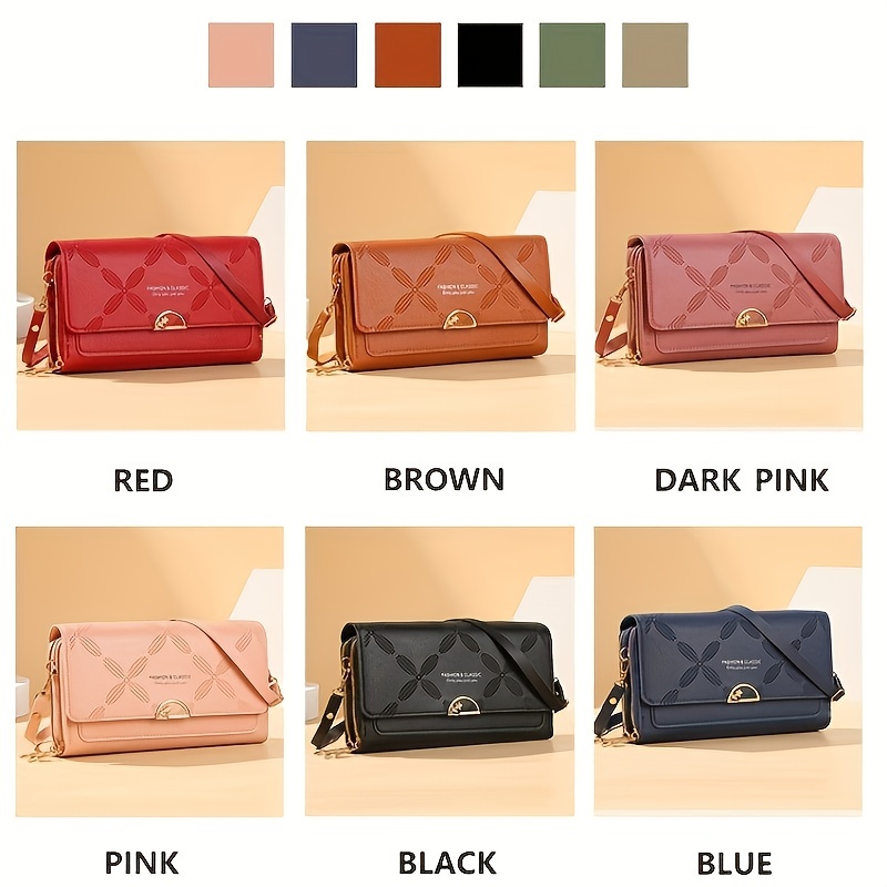 small crossbody bag for women clutch cell phone wallet card holder purse and handbags details 0