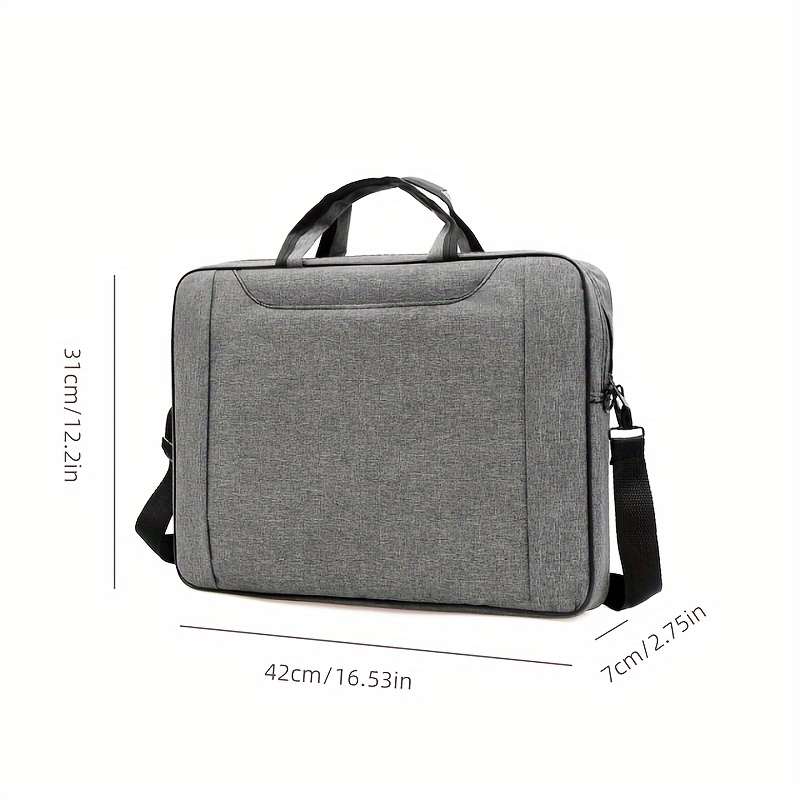 new portable computer bag fashion casual shoulder bag outdoor commuting business notebook messenger bag details 0