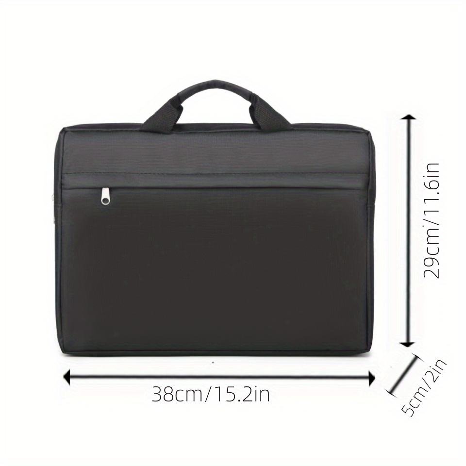 laptop bag 15 2inch 38cm waterproof laptop portable bag durable ultra thin laptop bag mens and womens working gifts business portable shoulder bag file bag details 1