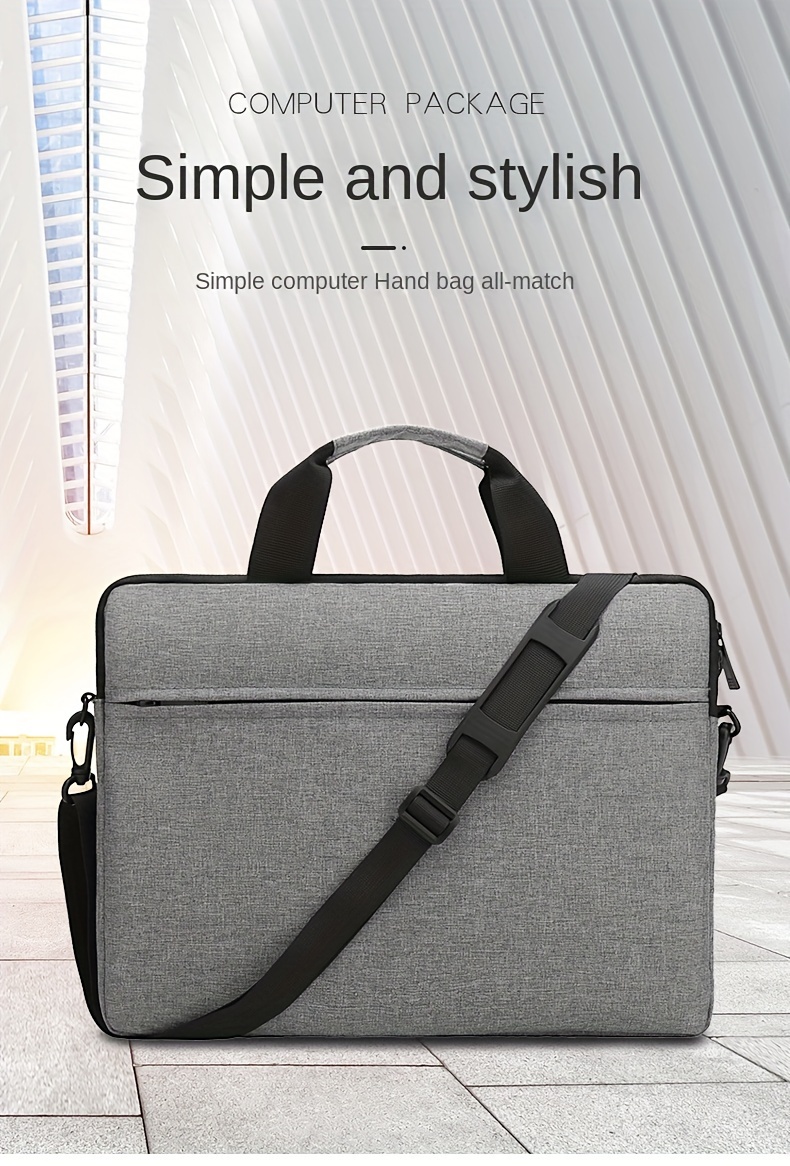 new simple large capacity computer bag ultra thin portable notebook computer bag tablet computer protective cover ultra lightweight bag inner bag shoulder computer document bag details 0