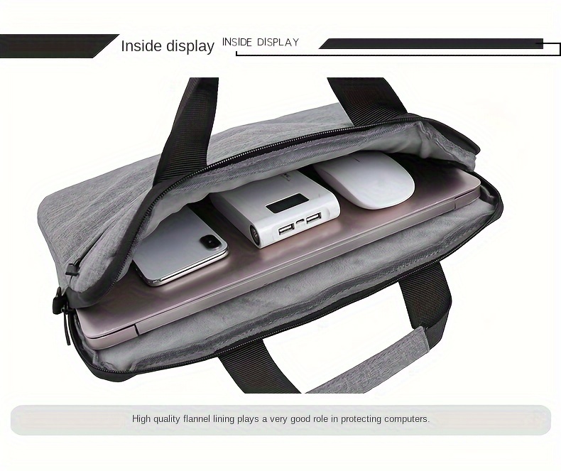 new simple large capacity computer bag ultra thin portable notebook computer bag tablet computer protective cover ultra lightweight bag inner bag shoulder computer document bag details 27