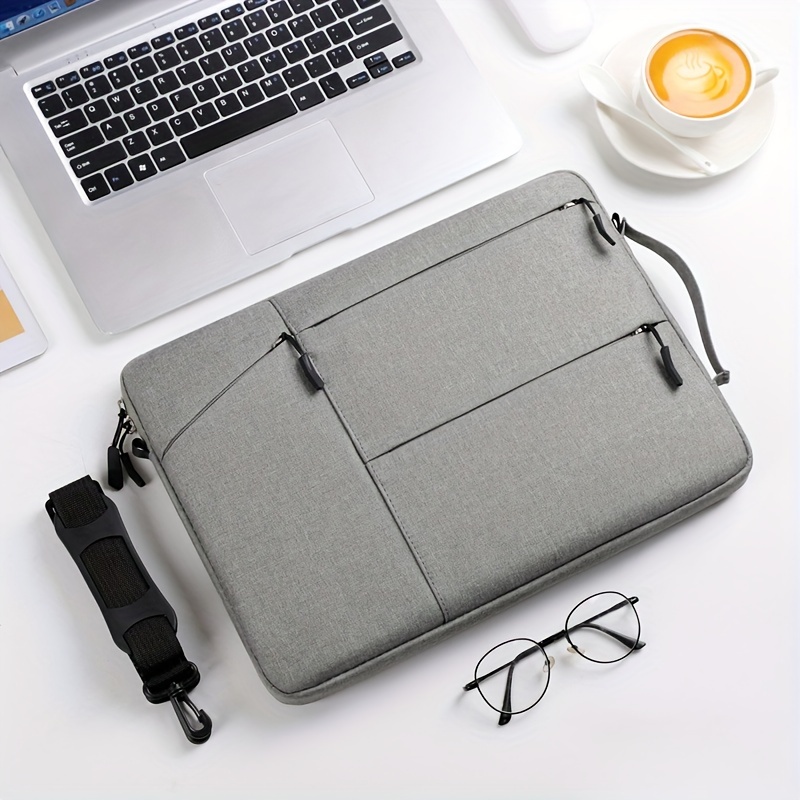 suitable for 14 1 inch and 15 6 inch laptop bags back to school gifts with strong protection function waterproof and shockproof comfortable handle comfortable grip multi layer partition details 8