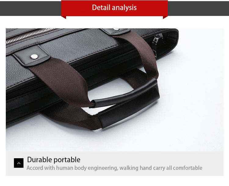 mens bag briefcase europe and america mens business commuting handbag single shoulder crossbody bag cross style computer bag details 4