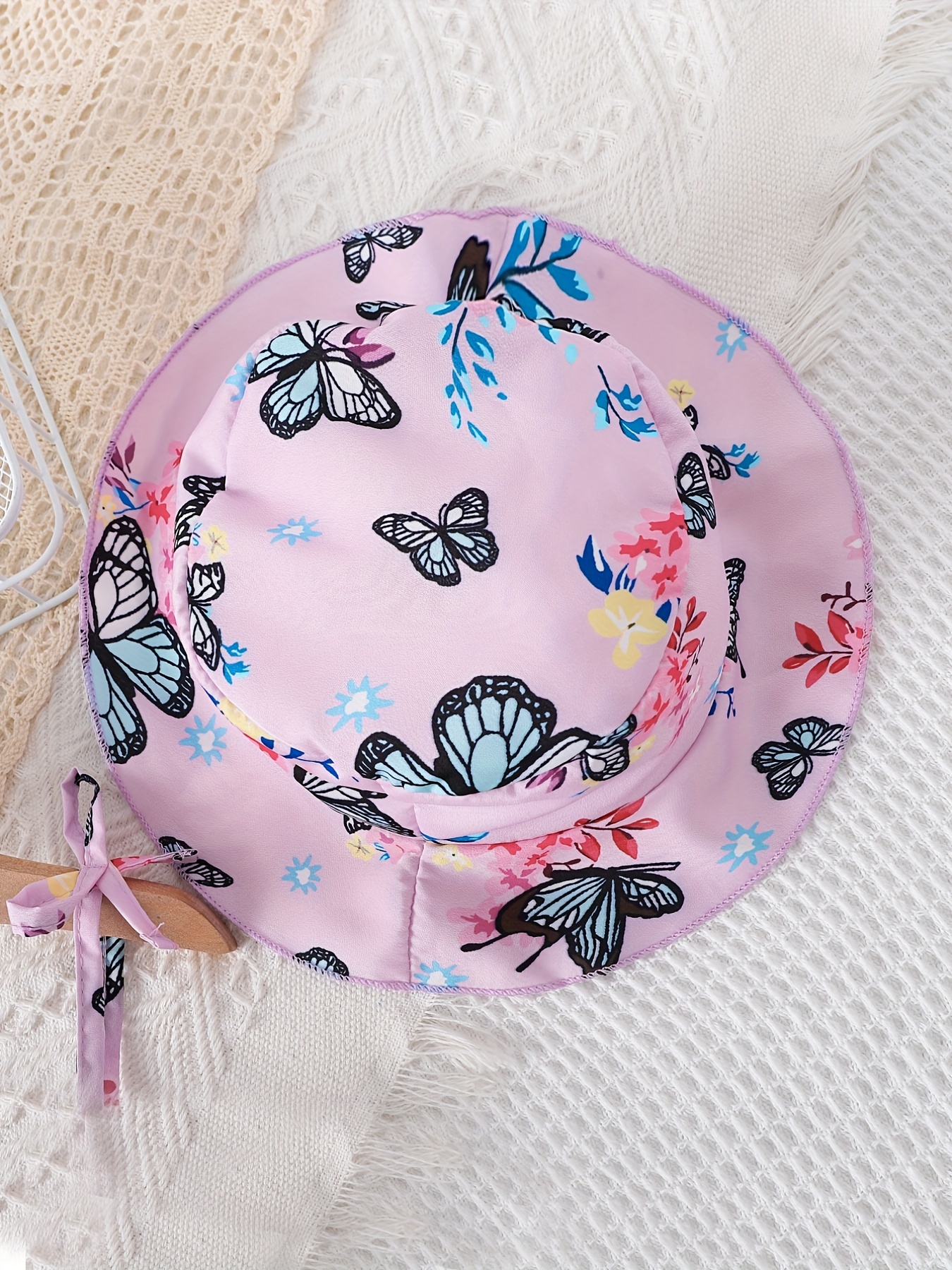 european and american baby girls cute fuirt print dress hat details 7