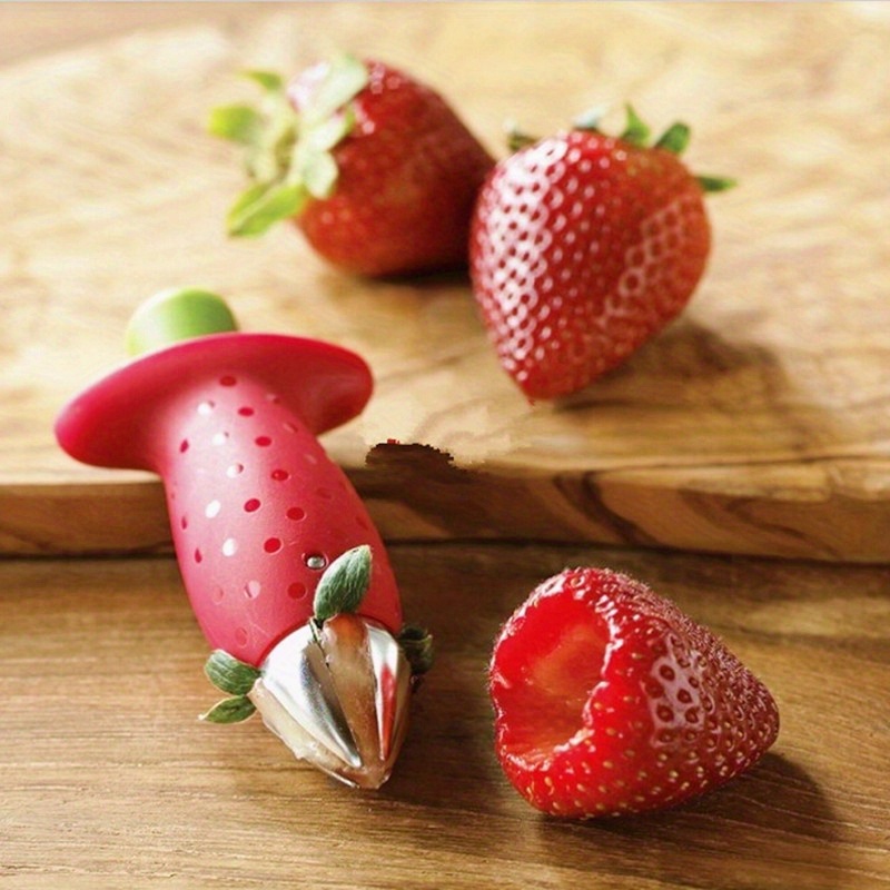 kitchenware tomato stalks fruit strawberry knife stem leaves remover fruit slicer strawberry huller fruit corer kitchen tool details 0