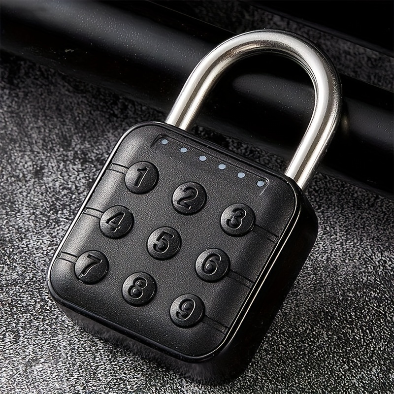 combination lock for locker 6 digit waterproof smart code padlock for outdoor use combo padlock for gym lockers storage box cabinet details 1