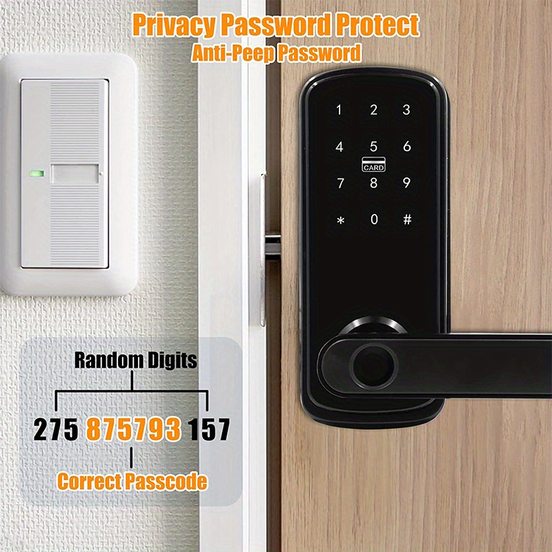 keyless entry door lock keypad door lock keyless door lock fingerprint door lock biometric door lock keypad entry door lock passcode code door lock digital smart door lock smart lock details 3