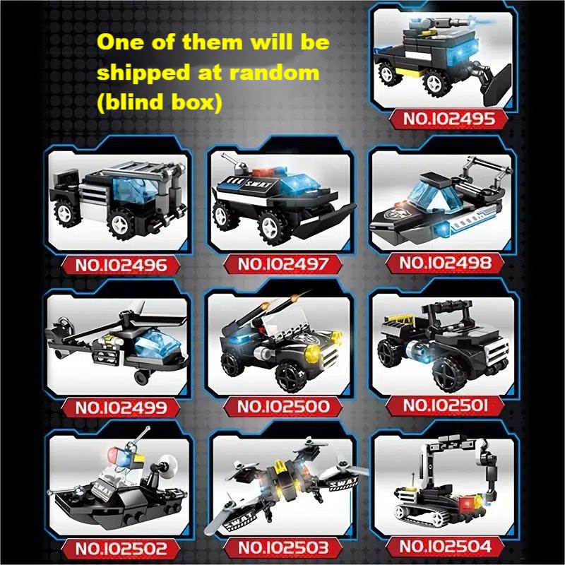 building block toys educational assembly toys 10 in 1 set combination diy deformation assembly police car toys airplane car toys for baby children halloween thanksgiving day christmas gift details 0