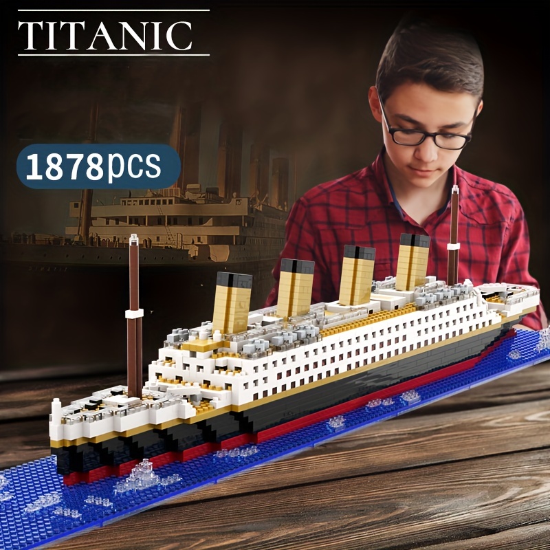 chinese building blocks high difficult cruise ship model assembled toy birthday gift halloween thanksgiving day christmas gift details 0