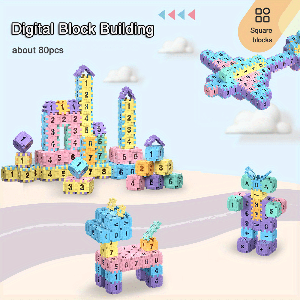 digital block building block toys for kids diy building toys building set childrens educational toys intellectual toys halloween thanksgiving day christmas gift details 1