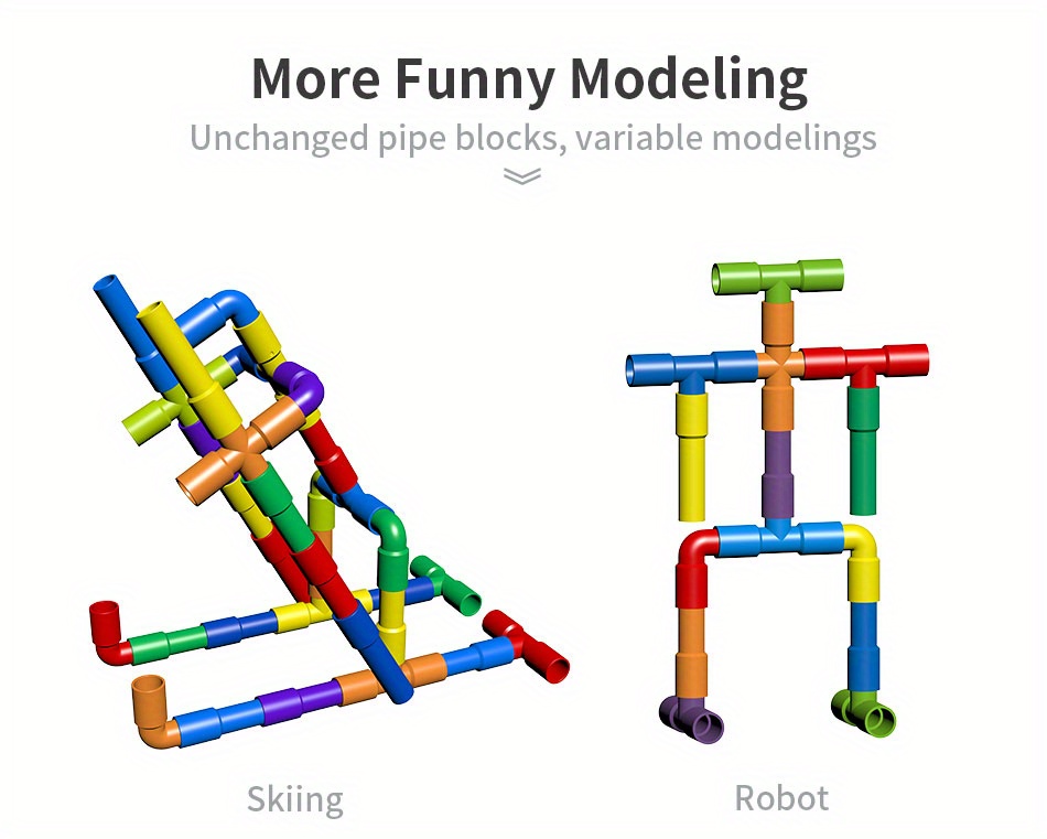 design your own water pipe creations with montessori building blocks perfect educational toy gift halloween thanksgiving day christmas gift halloween thanksgiving day christmas gift details 8