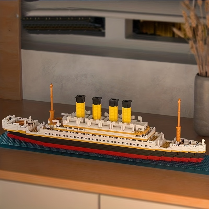 construct a magnificent cruise ship replica with this amazing model building block kit details 4