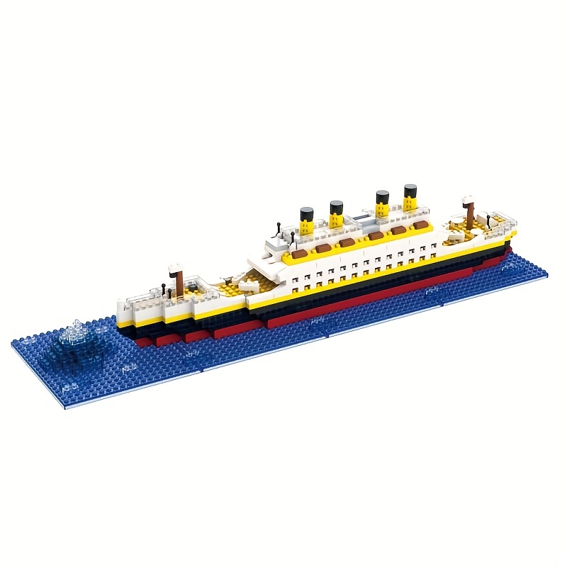 construct a magnificent cruise ship replica with this amazing model building block kit details 5